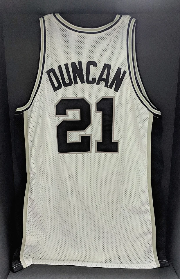 1997 Game-Worn Duncan Rookie Jersey