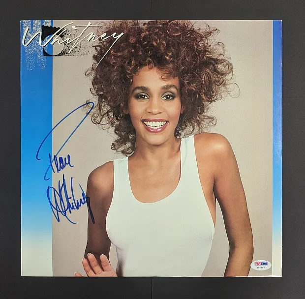 Whitney Houston Signed Album