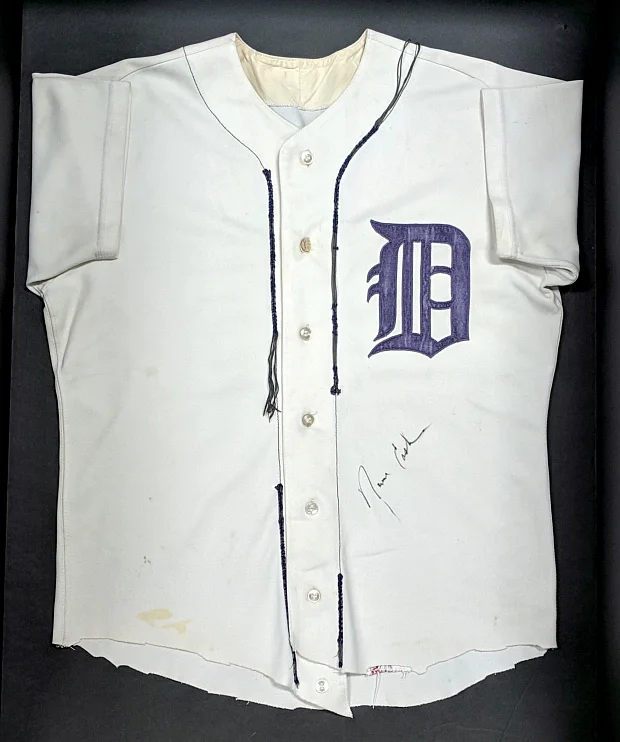Norm Cash Autographed Jersey