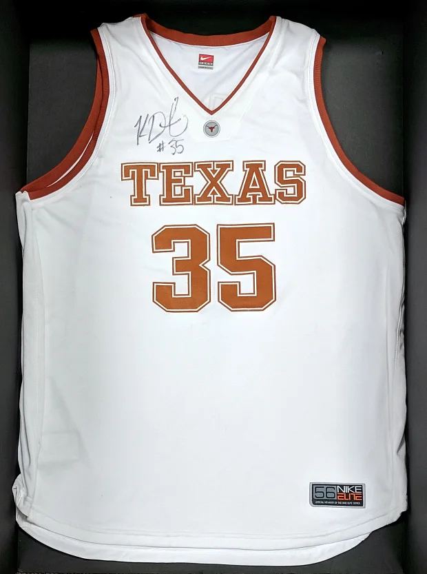Kevin Durant Autographed Texas Jersey