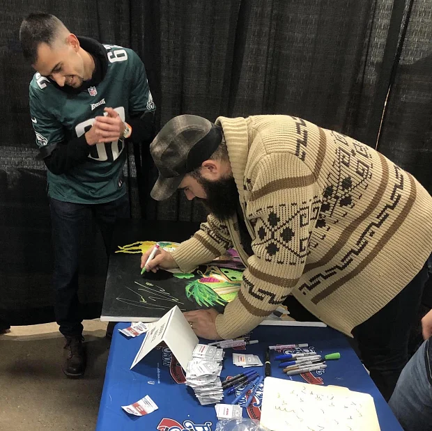 Jason Kelce Public Signing