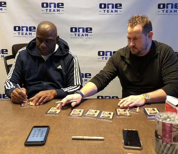 Earvin "Magic" Johnson Private Signing