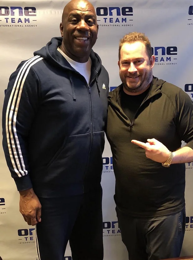Earvin "Magic" Johnson Private Signing