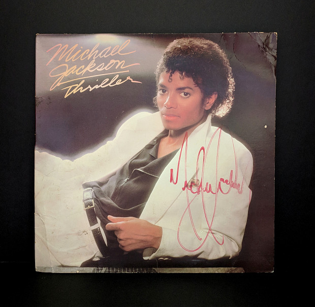 Michael Jackson Autographed Thriller Album